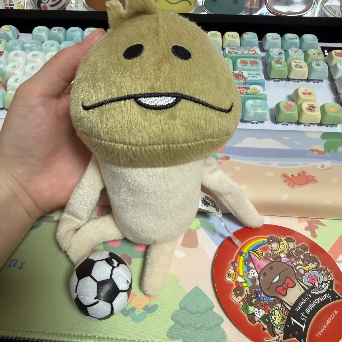 나메코 고전 인형 (축구공)