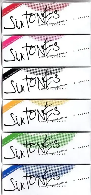 SixTONES 23년 관성 법칙 미니 박스 티슈