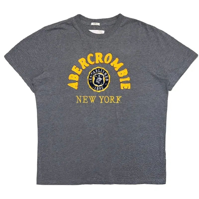 ABERCROMBIE & FITCH 티셔츠 그레이 XL