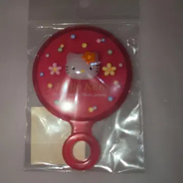 헬로키티 손거울 레드 플라워