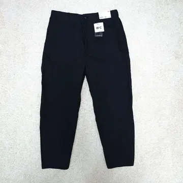 UNIQLO :C 와이드 테이퍼드 팬츠 블랙 L 새상품
