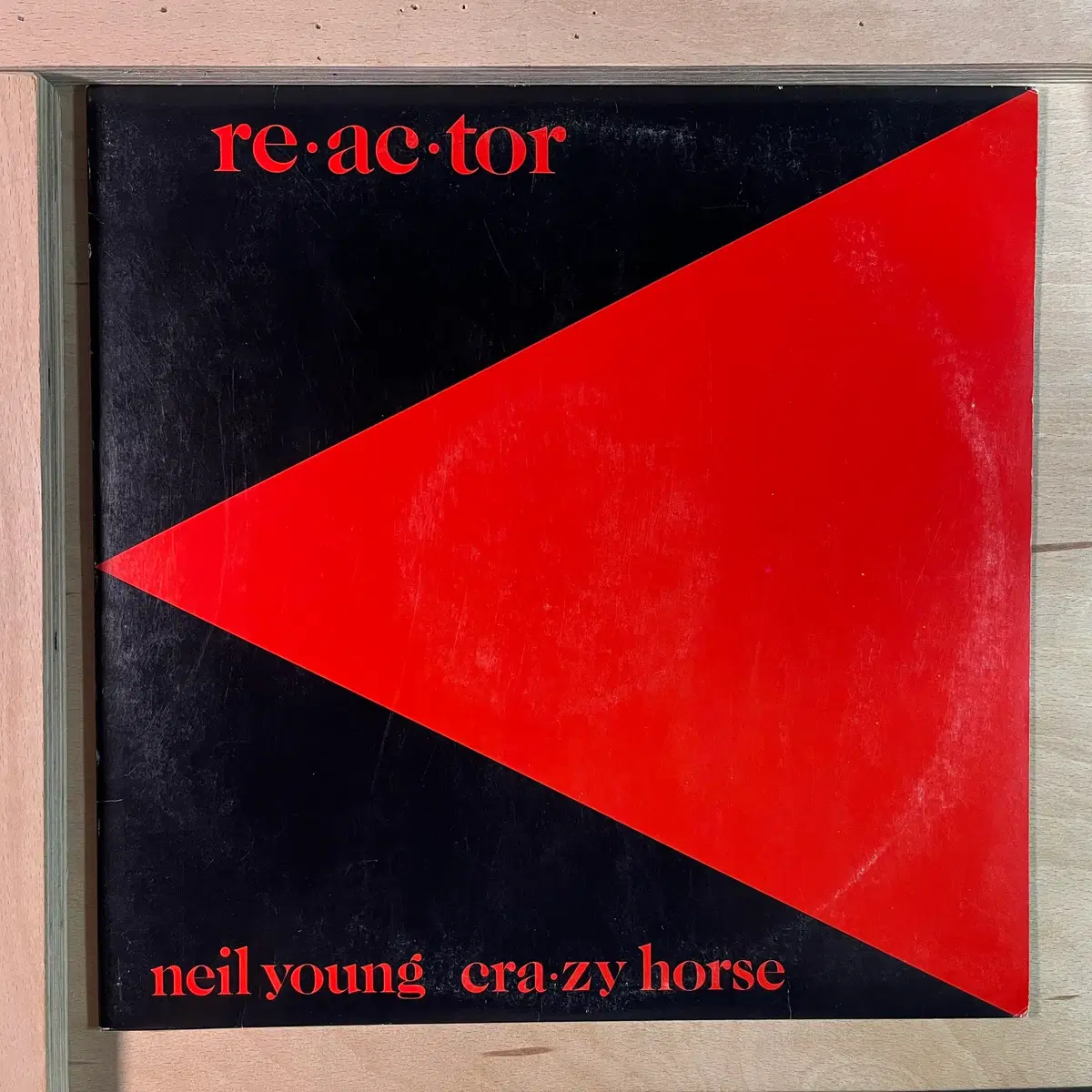 Neil Young & Crazy Horse Reactor 일본반 LP