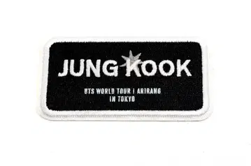 BTS 아리랑 월드 투어 정국 와펜 스티커 도쿄