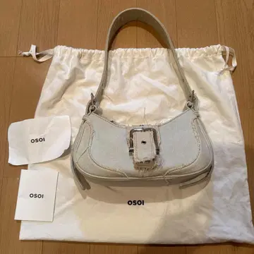 OSOI HOBO BROCLE BAG 아이스 데님
