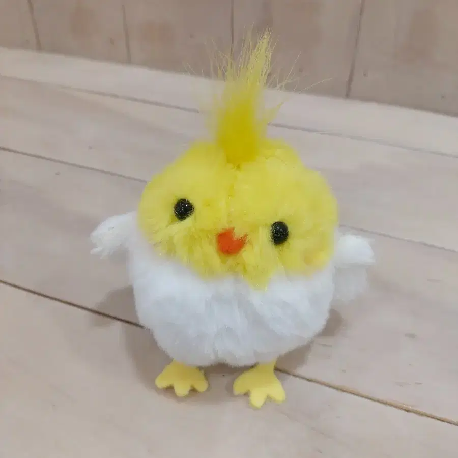 왕관앵무 소리 나는 인형 키링 8cm