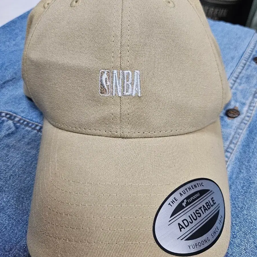 NBA 볼캡 베이지색상 조절 가능 거의새것
