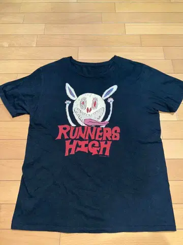 the pillows RUNNERS HIGH 티셔츠 블랙 sizeXL