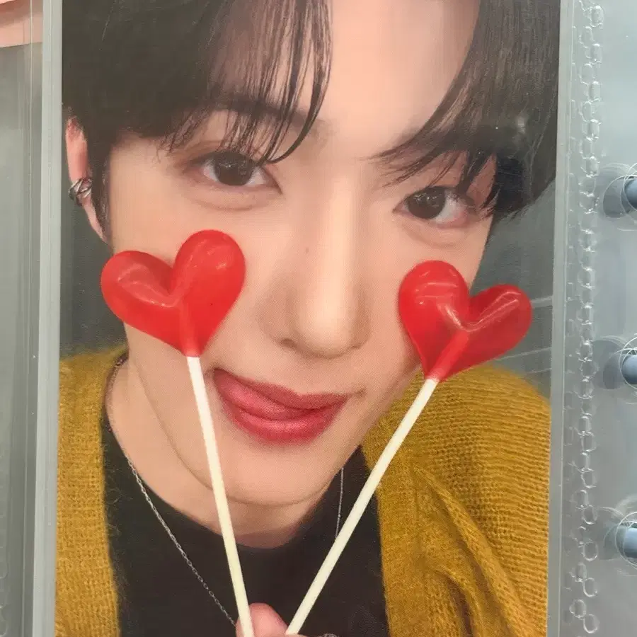 알디원 정상현 포카 하트사탕