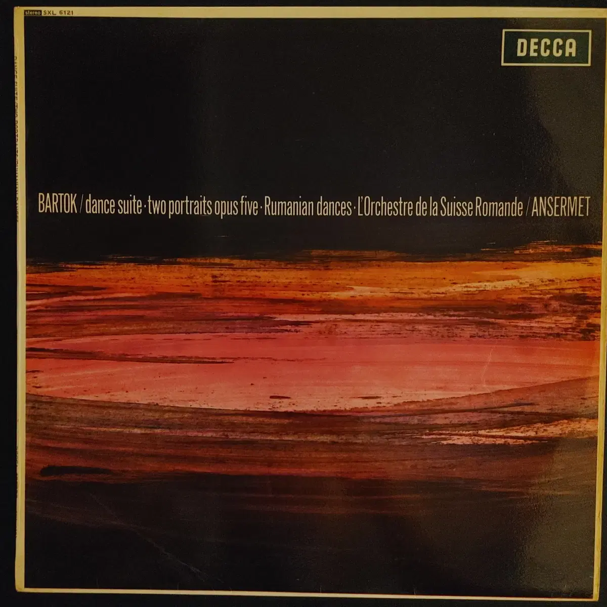 ORIGINAL DECCA LP - ANSERMET/BARTOK RUSSIAN DANCES