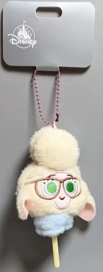 디즈니 스토어 봉제 인형 키체인 COTTON CANDY 벨웨더/주토피아