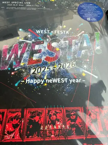 WEST.SPECIALWESTA 2025-2026 초회반 블루레이 미개봉 새상품