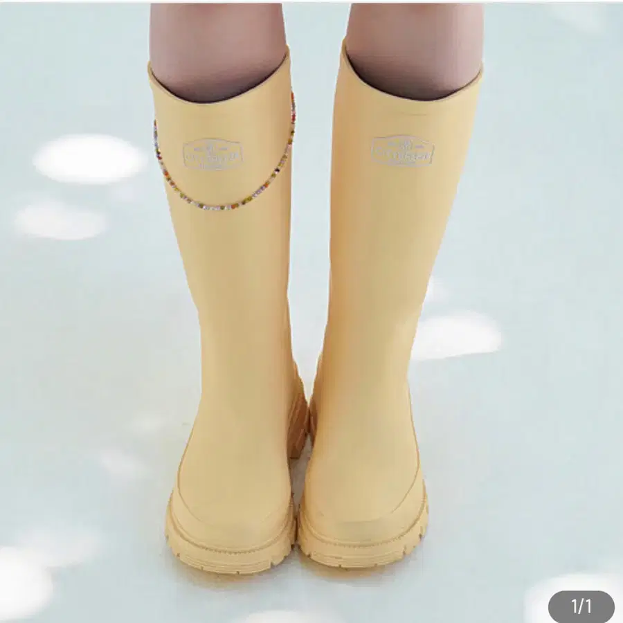 씨티브리즈 롱 레인부츠 옐로우, 노랑 장화