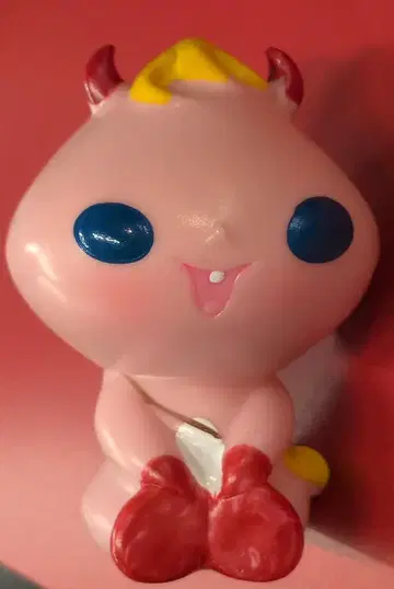 나고야 상호 은행 저금통 나코짱 앉은 모습 87mm