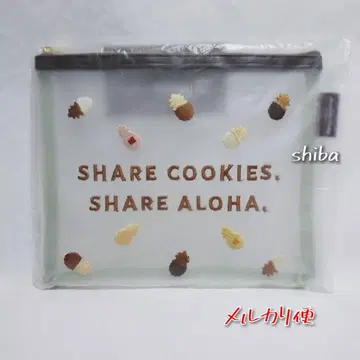 호놀룰루 쿠키 컴퍼니 플랫 파우치 메쉬 PLAZA 한정판