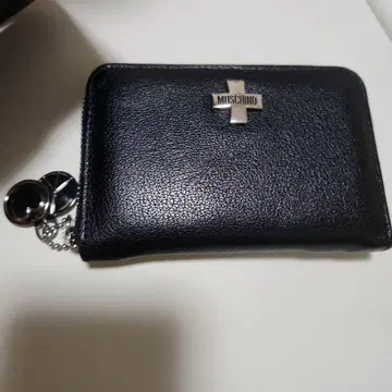 MOSCHINO 코인 케이스 블랙