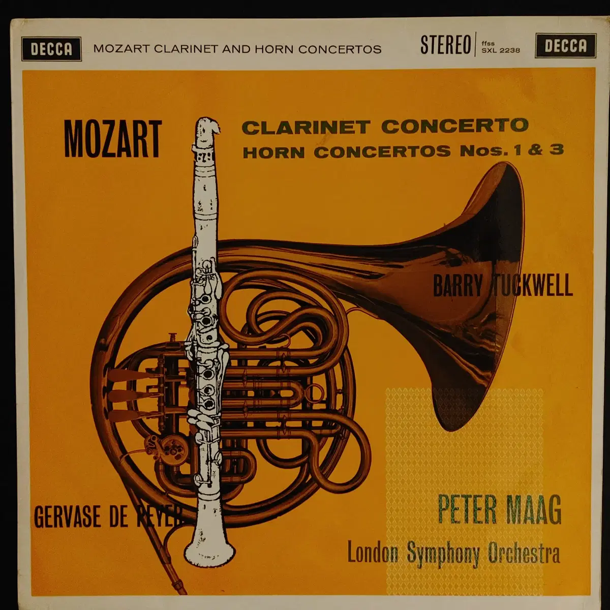 ORIGINAL DECCA LP - PETER MAAG/MOZART HORN
