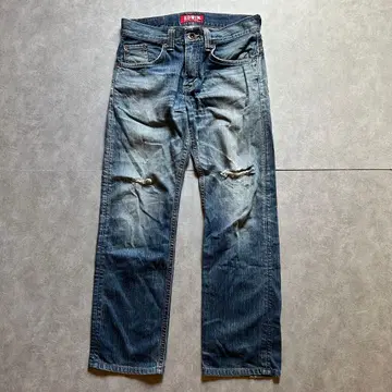 archive grunge edwin fade denim pants