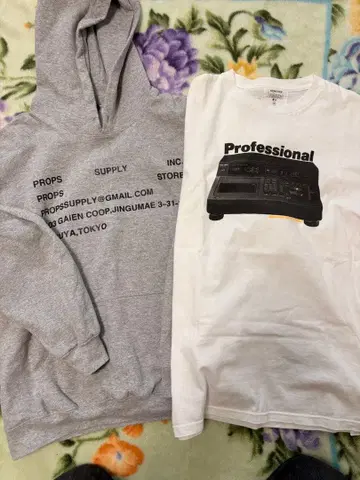 PROPS STORE 후드티 등 세트 상품