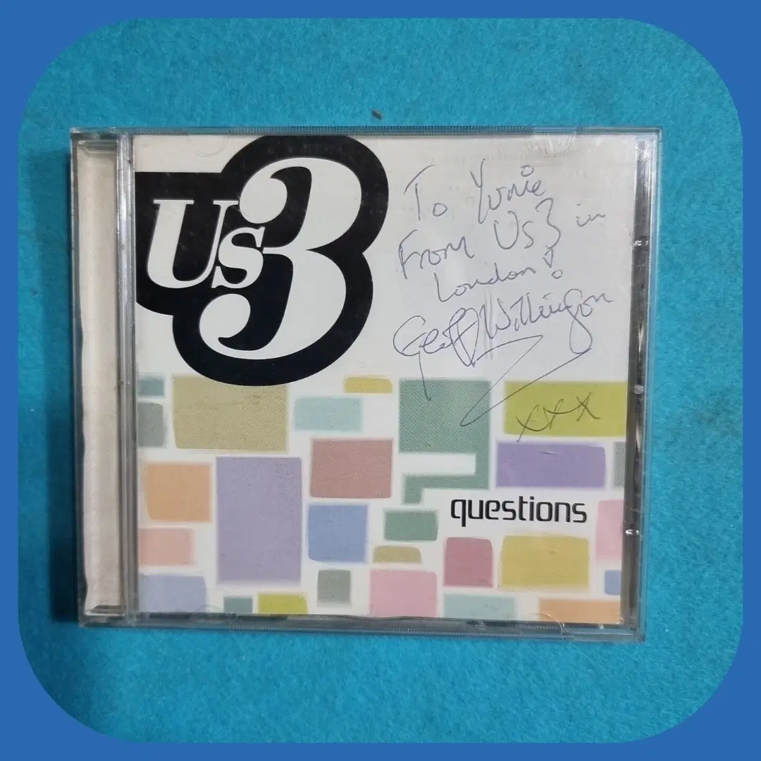 US3 Questions CD 친필싸인반