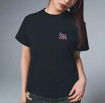 X-girl 반팔 티셔츠 블랙