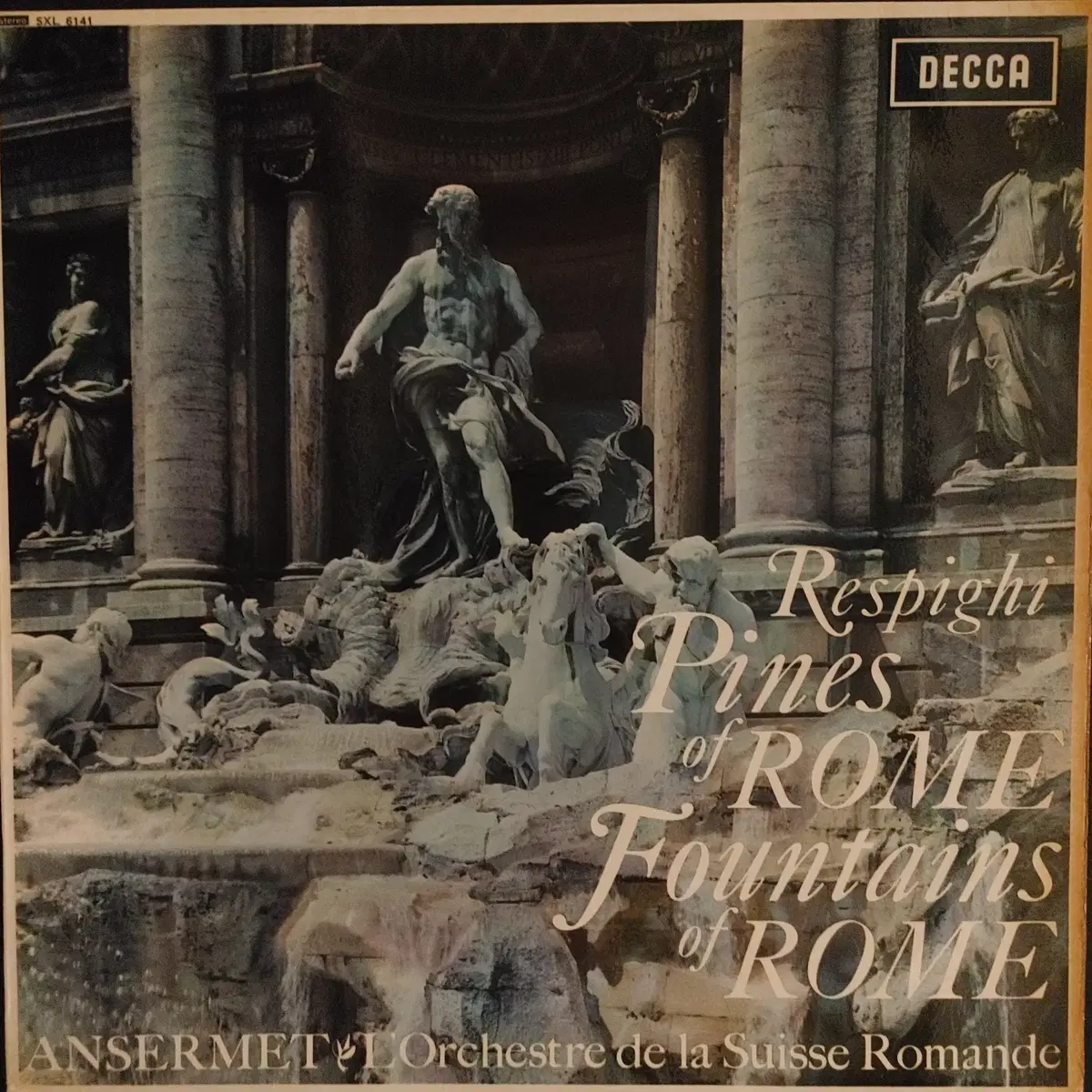 ORIGINAL DECCA LP - ANSERMET/RESPIGHI PINES OF ROME