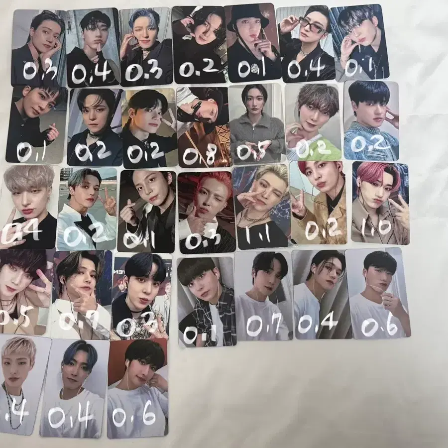 에이티즈 ATEEZ 포카 미공포 럭드 양도