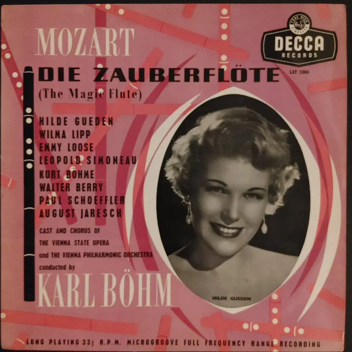 ORIGINAL DECCA LP - KARL BOHM/MOZART MAGIC FLUTE