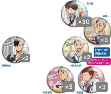 [ 즉시 구매 가능 ] 하이큐 캔뱃지 묶음 판매 43점