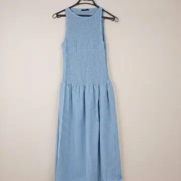 ZARA 자라 깅엄 체크 원피스 L