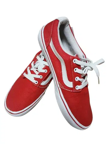 VANS 레드 스니커즈
