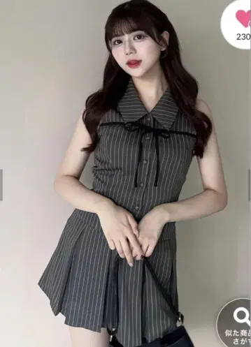 올리브 데 올리브 슬리브리스 원피스