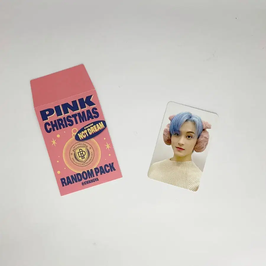 엔시티 드림 마크 2022 핑크 크리스마스 포토카드 포카1 NCT DREAM MARK 2022 PINK CHRISTMAS PHOTOCARD 1