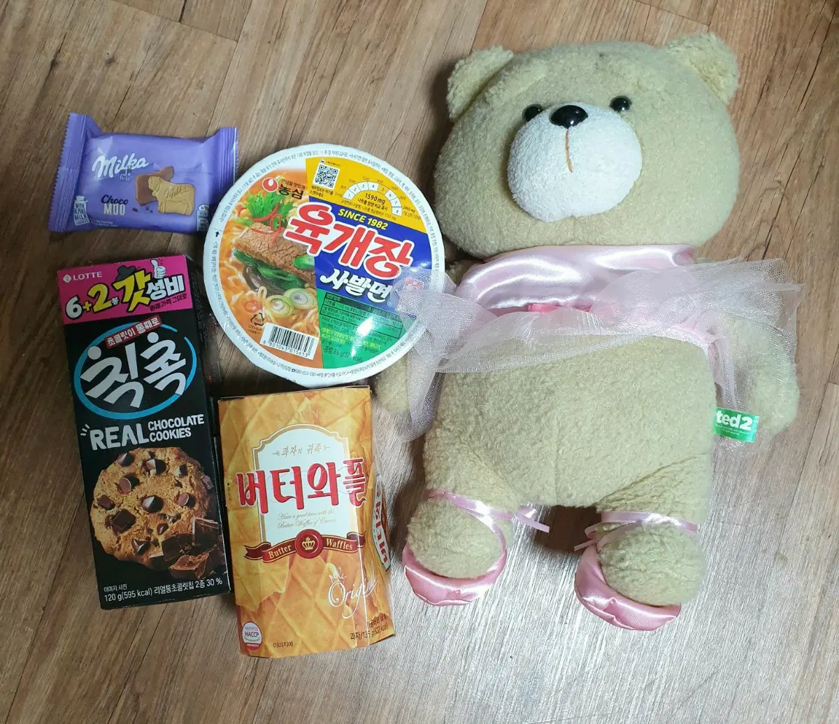 테드2 베이비돌 곰인형 + 간식 세트