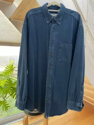 L.L.Bean 데님 셔츠 긴팔 LARGE TALL