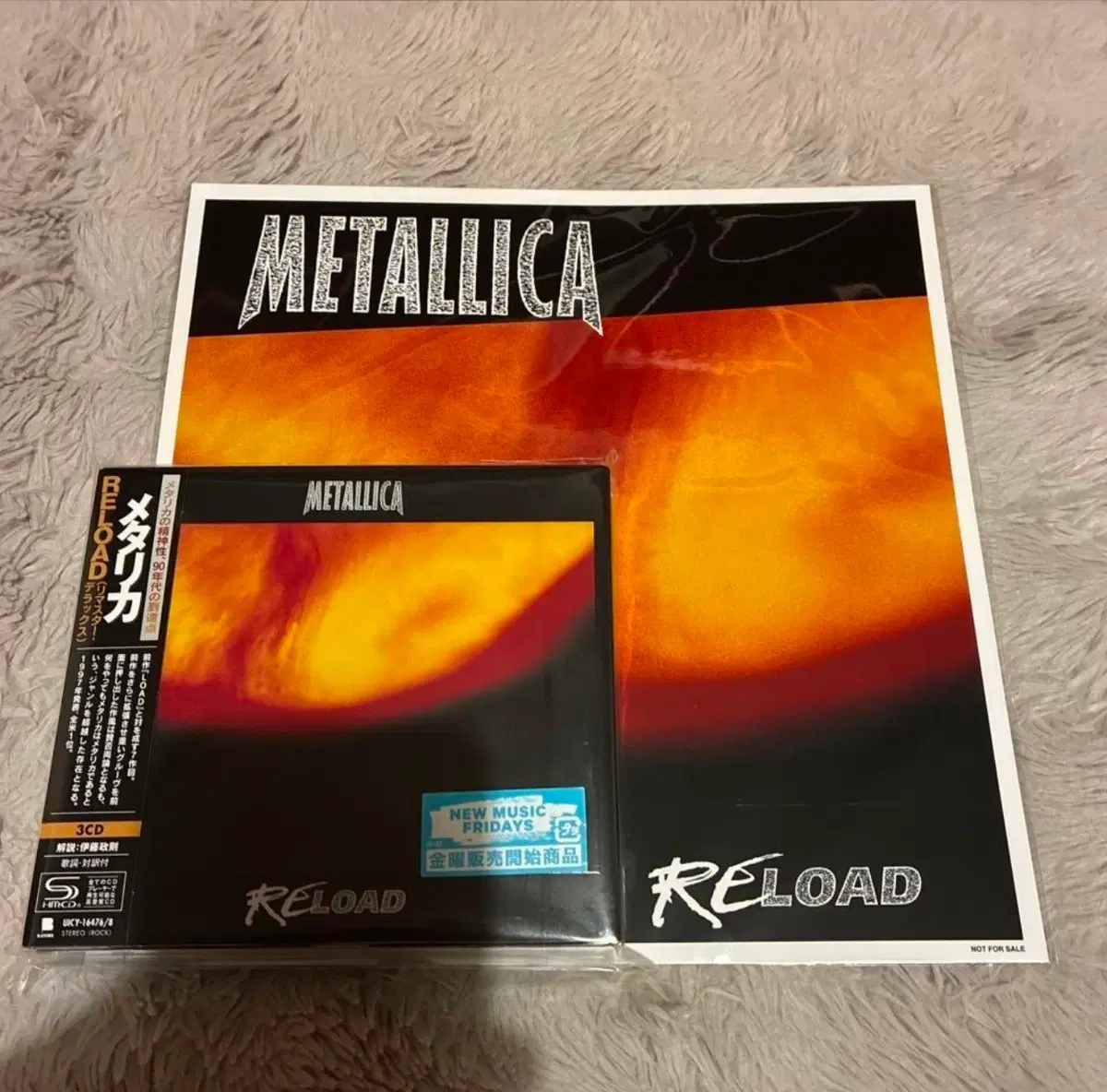 Metallica - Reload SHM-3CD 미개봉 일본반 + Mega Jacket