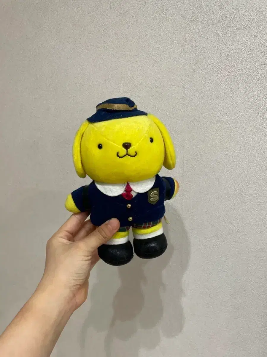 고전 빈티지 폼폼푸린 인형 폼푸 유치원 교복