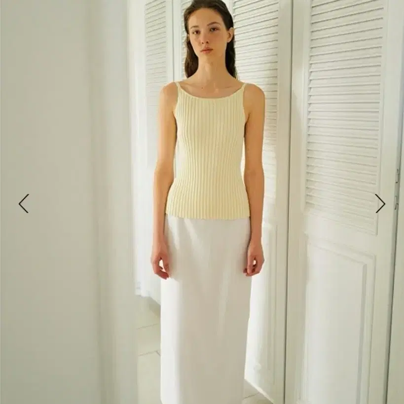 le17septembre mille ribbed knit top 르917 슬리브리스
