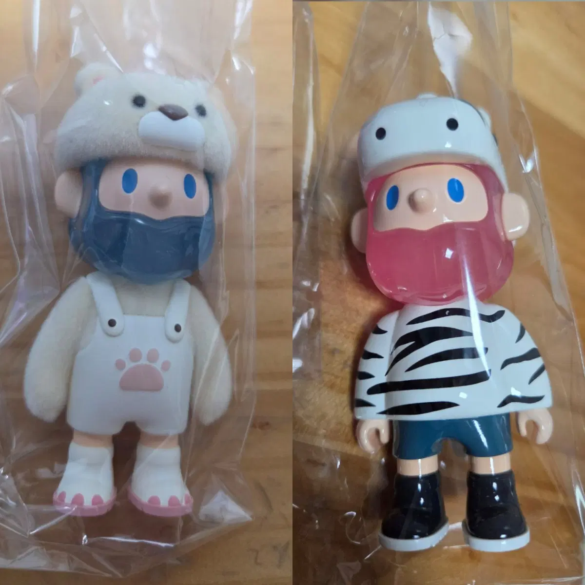 파머밥 사회적동물 북극곰 얼룩말 피규어