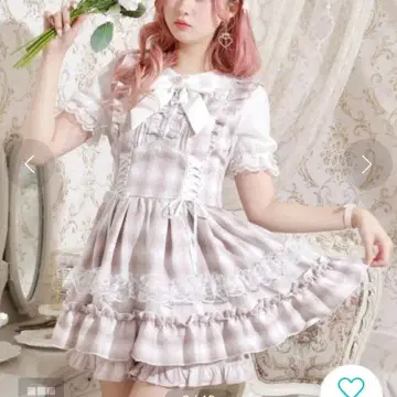 노에미 하트 비쥬 레이스업 셋업 핑크 noemie