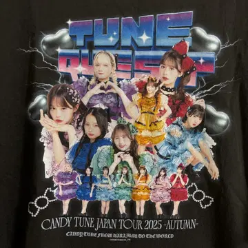 CANDY TUNE JAPAN TOUR 2025 티셔츠
