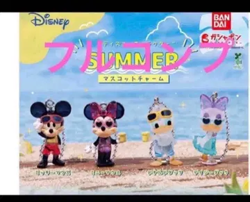 디즈니 SUMMER 마스코트 참 전 4종 풀컴프