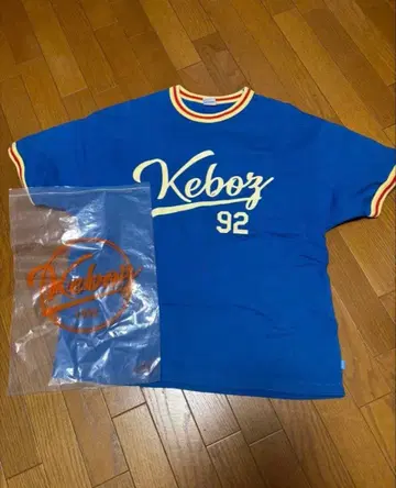 Keboz 티셔츠 블루 92 로고 링거 T