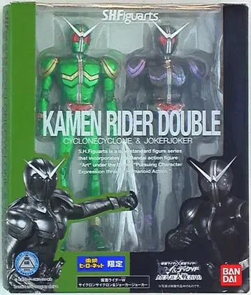반다이 S.H.Figuarts 가면라이더 W 사이클론 사이클론 & 조커 조커 / THN 한정판