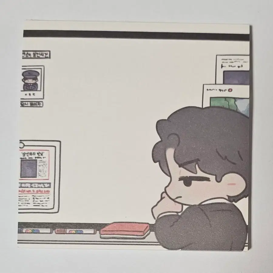 드라마 괴물 굿즈 한주원 보드 팬아트 메모지