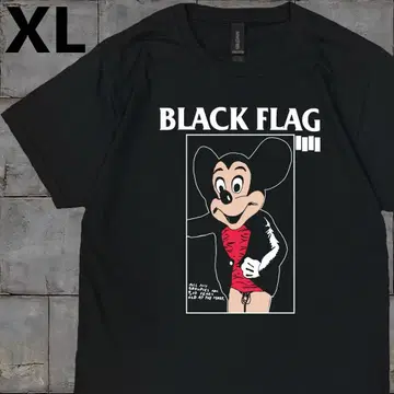 BLACK FLAG 블랙 플래그 반팔 t셔츠 블랙 XL 사이즈