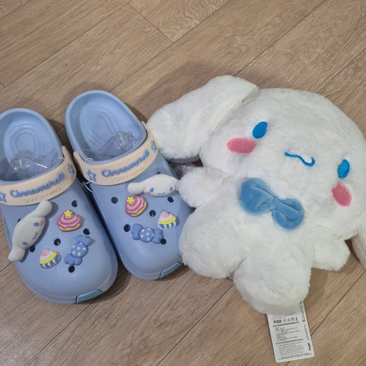 산리오 시나모롤 크록스 인형 일괄