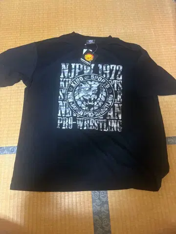 신일본 프로레슬링 돈키 한정판 NJPW 1972 티셔츠 블랙 LL