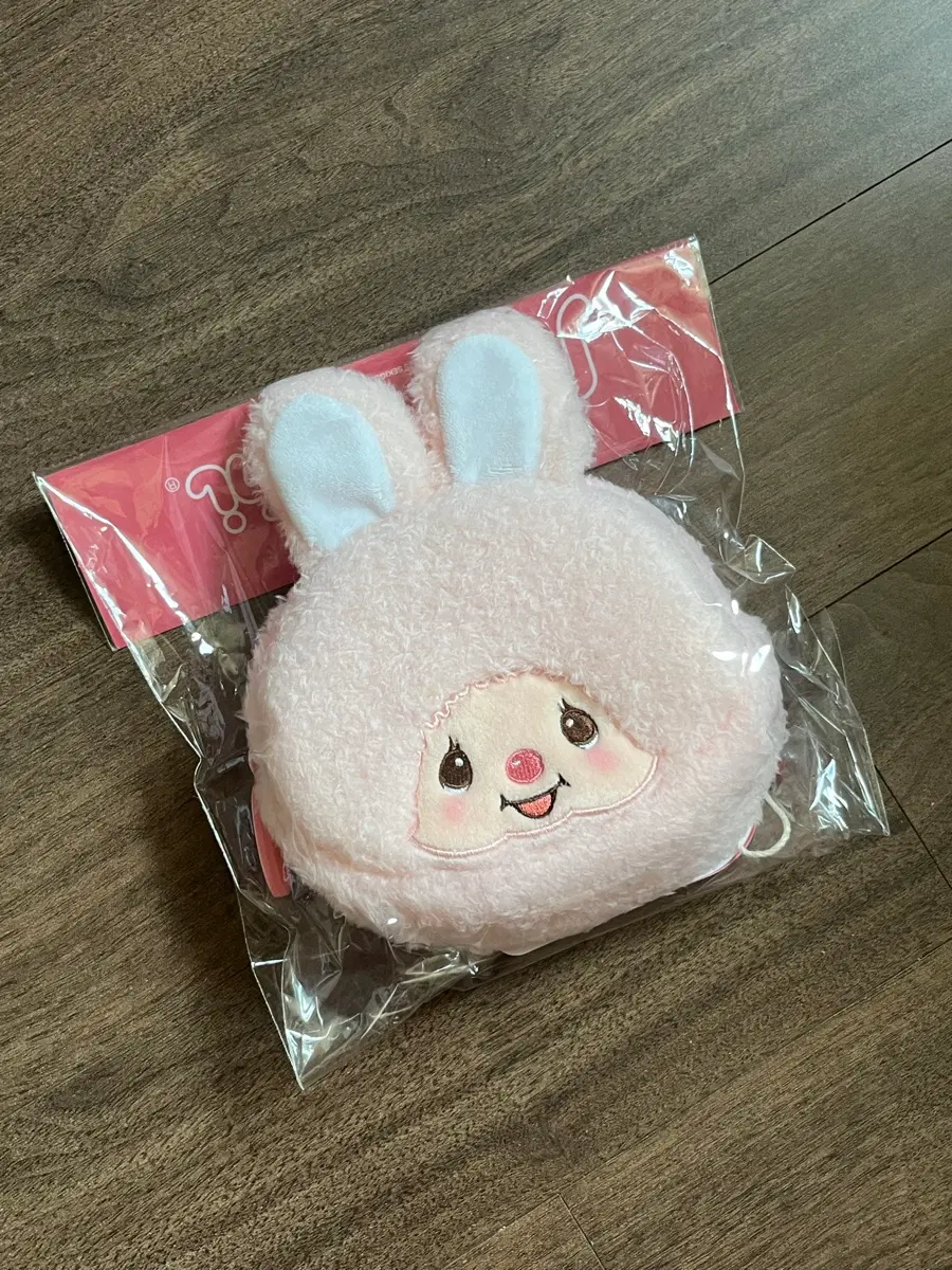 몬치치 치무탄 분홍 핑크 라운드 파우치