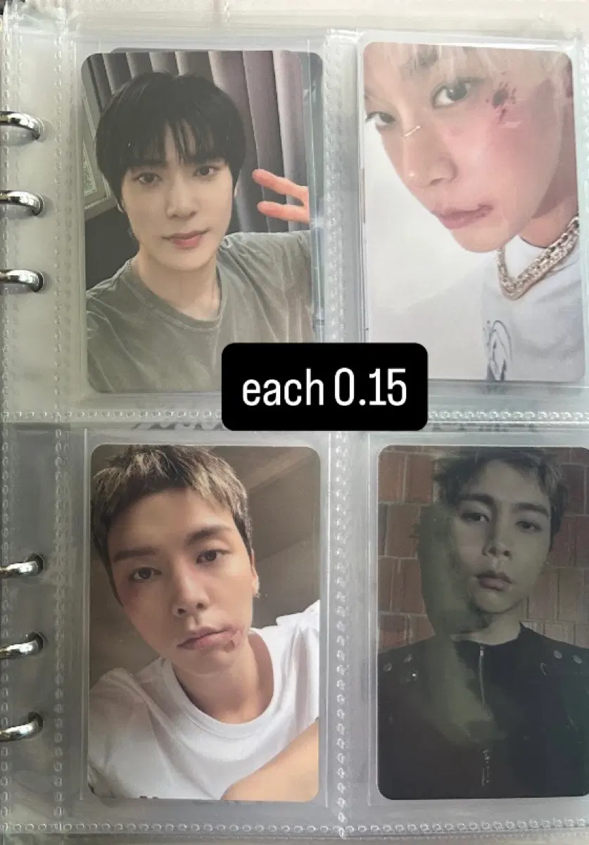 Nct 포카 모든 포카 시세 천원으로 내립니다(1000원 이하는 원래 가격으로 팝니다)