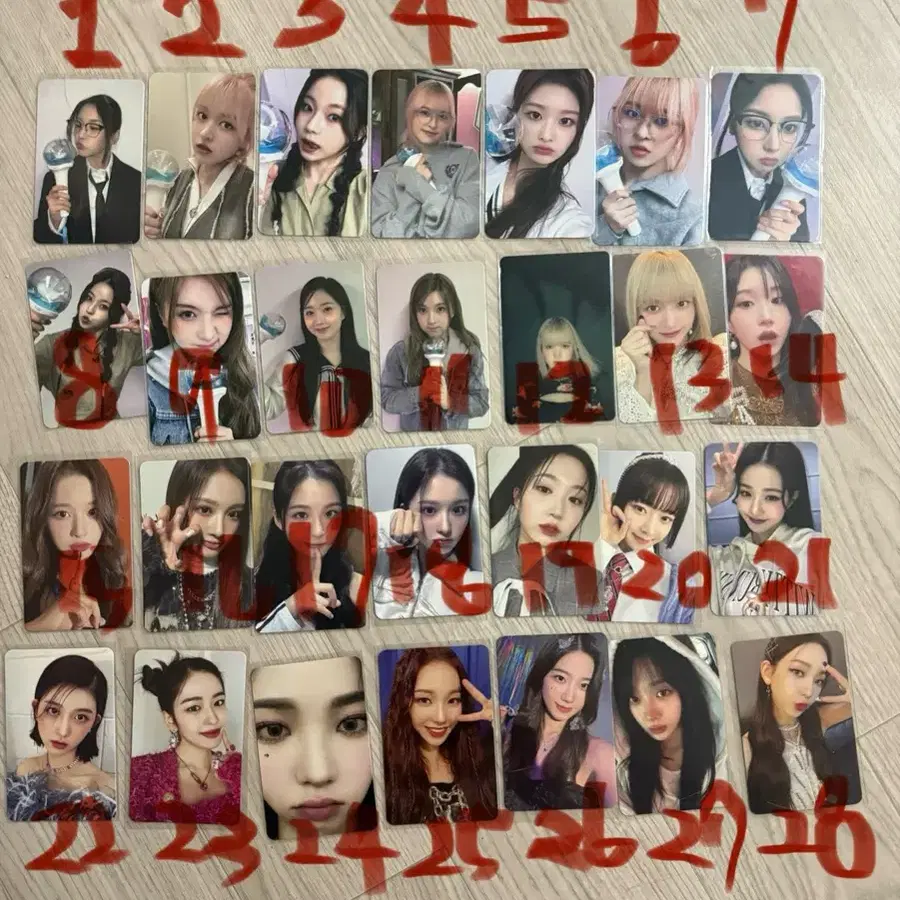 아이브, 엔믹스, 르세라핌, 에스파 포카 팔아요!